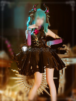 Vocaloid Hatsune Miku Villain Ver. Little Devil Cosplay Costume