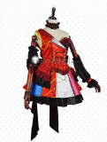 Date A Live Date A Bullet Kurumi Tokisaki Idol Red Cosplay Costume