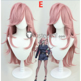 High-Rise Invasion Tenkuu Shinpan Kuon Shinzaki Maid Mask Mayuko Nise Yuri Yayoi Kusakabe Pink Blue Blonde Cosplay Wigs