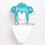 Vocaloid Miku Hatsune Bunny Cheongsam Green Blue Cosplay Wigs