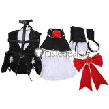 Dead or Alive Marie Rose Lolita White Black Cosplay Costume