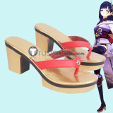 Genshin Impact Baal Raiden Shogun Yae Miko Kujou Sara Sangonomiya Kokomi Cosplay Shoes Boots