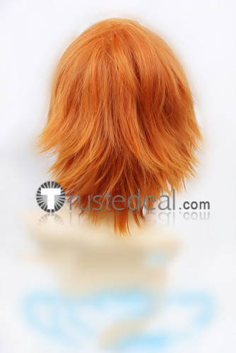 K Misaki Yata Cosplay Short Orange Wig Hat