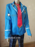 Ensemble Stars Trickstar Hokuto Hidaka Blue School Uniform Cosplay Costume