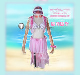 Love Live Sunshine Aqours Chika Dia Riko Kanan Ruby Yoshiko You Mari Summer Bikini Swimsuit Cosplay Costumes