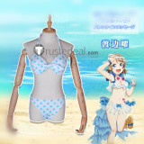 Love Live Sunshine Aqours Chika Dia Riko Kanan Ruby Yoshiko You Mari Summer Bikini Swimsuit Cosplay Costumes
