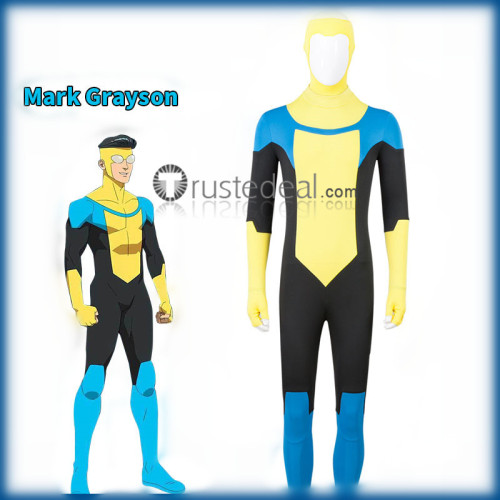 Invincible Mark Grayson Omni Man Atom Eve Halloween Cosplay Costumes