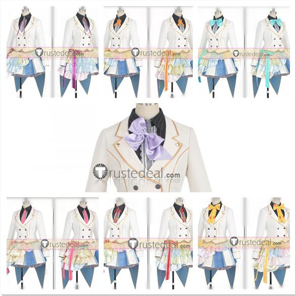 Zombie Land Saga Sakura Ai Saki Yugiri Lyli Tae Junko Franchouchou Idols Ending Cosplay Costumes