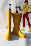 Young Justice Kid Flash Wally West Cosplay Shoes Boots