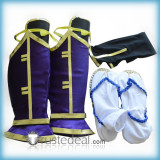 Samurai Warriors 4 Ranmaru Mori Purple Cosplay Costume