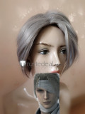 Final Fantasy Rufus Shinra Kurasame Susaya Grey Purple Blonde Cosplay Wig