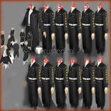 Tokyo Revengers Manjiro Sano Ken Ryuguji Takashi Mitsuya Chifuyu Matsuno Tokyo Manji Gang Captian and Vice-captain Black Uniform Cosplay Costumes