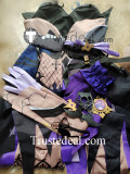 Genshin Impact Fischl Chongyun Purple Blue Cosplay Costumes