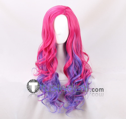 Descendants 3 Audrey Disney Purple Pink Cosplay Wig