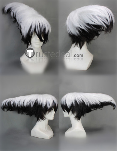 Nurarihyon no Mago Rikuo Nura Black Pale Blue White Cosplay Wig