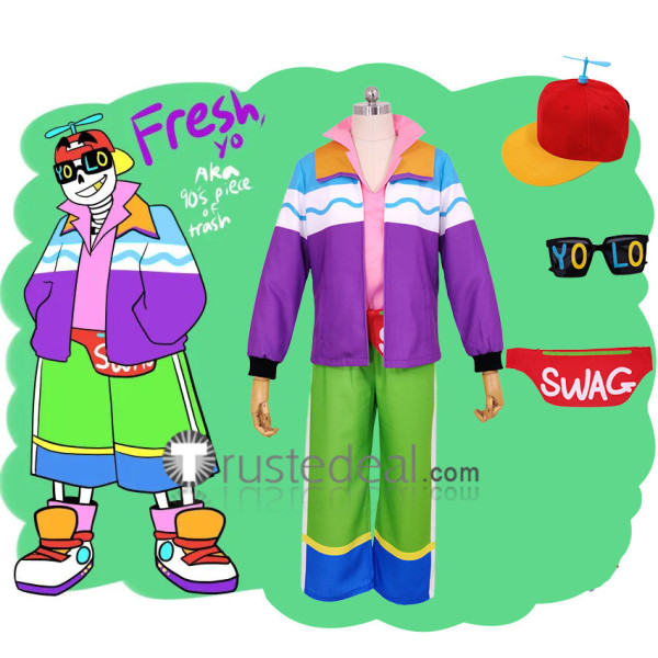 Undertale Fresh!Sans Halloween Cosplay Costume