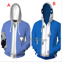 Undertale Sans Blue Hoodie Skull Cosplay Costumes