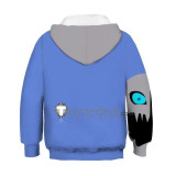 Undertale Sans Blue Hoodie Skull Cosplay Costumes