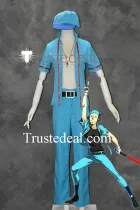 Persona 4 Ultimax Junpei Iori Blue Cosplay Costume