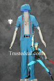 Persona 4 Ultimax Junpei Iori Blue Cosplay Costume