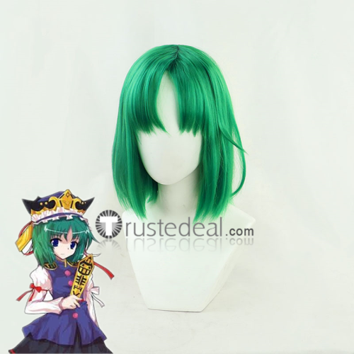 Touhou Project Yuuka Kazami Shikieiki Yamaxanadu Green Cosplay Wigs