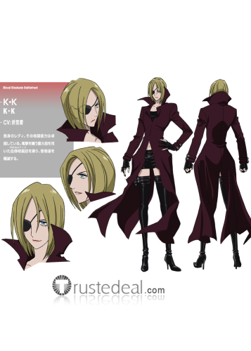 Kekkai Sensen Blood Blockade Battlefront K.K. Cosplay Costume