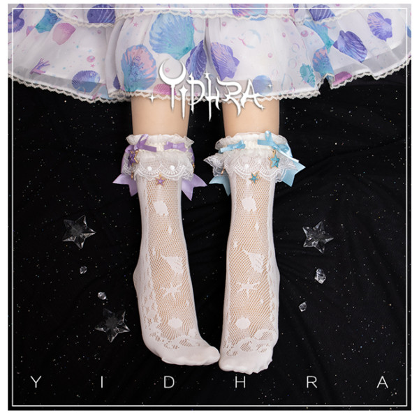 Yidhra Lolita ~Akuya Tears of the Sea~ Ocean Series Lolita Socks
