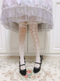 Ruby Rabbit ~Sweetheart~ Thin Lolita Tights -Ready Made