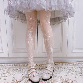Ruby Rabbit ~ Aurelia Aurita Thin Lolita Tights