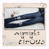 Mignight Cirous Lolita High Socks 64CM