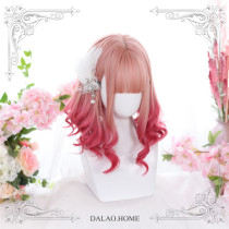 Dalao Home ~Raspberry Wine ~Sweet Short Lolita Wigs  - In Stock