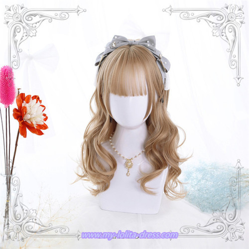 Melissa~ Natural Sideburns Long Curls Lolita Wig