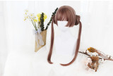 Dango Lolita Wig with 2 Buns Ponytails