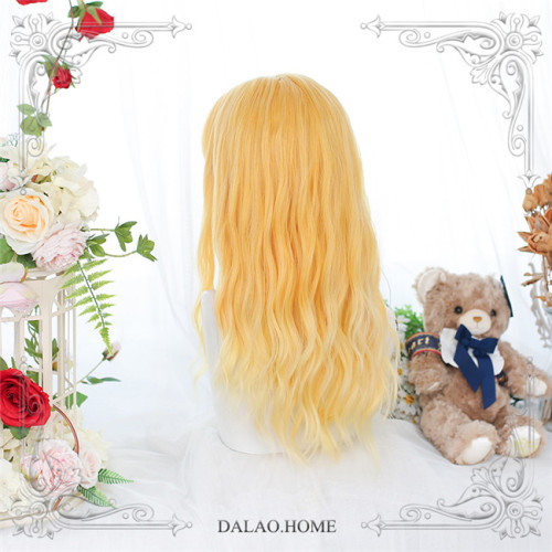 Dalao Home ~Sunflowers Lolita Long Curly Wigs