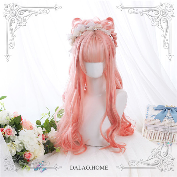 Dalao Home Peach Lolita Wigs