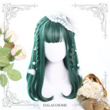 Dalao Home Cheryl Dark Green 40cm Lolita Wigs