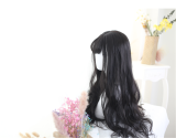 Sylvia 65cm Black Gental Wavy Wig