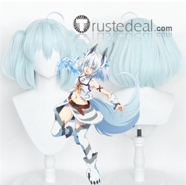 Kaiyari Kaifuku Jutsushi no Yarinaoshi Redo of Healer Setsuna Blue Ponytails Cosplay Wig