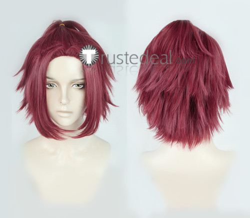 Ensemble Stars Trickstar Mao Isara Purple Red Cosplay Wigs