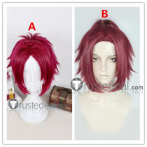 Ensemble Stars Trickstar Mao Isara Purple Red Cosplay Wigs