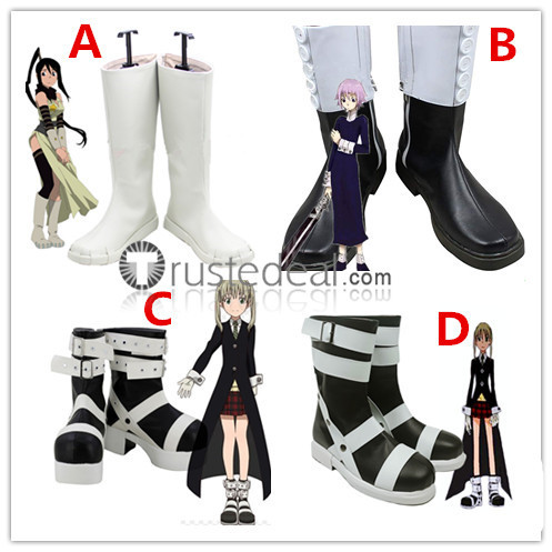 Soul Eater Maka Crona Tsubaki Cosplay Shoes Boots