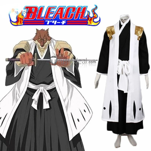 Bleach Former Captain of the 7th Division Sajin Komamura Shinigami Cosplay Costume