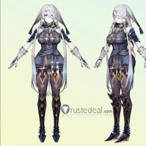 Atelier Ryza Lila Decyrus Silver Styled Cosplay Wig