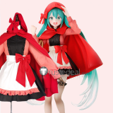 Vocaloid Hatsune Miku Little Red Riding Hood Ver Wonderland Figure Cosplay Costume