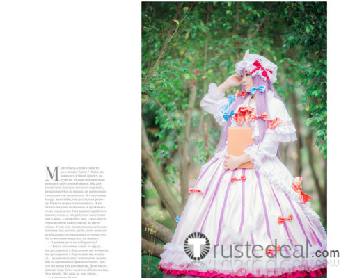 Touhou Project Patchouli Knowledge Lolita Cosplay Costume