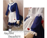 Touhou Project Shanghai Doll Lolita White Blue Dress Cosplay Costume