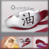 Naruto Jiraiya White Styled Cosplay Wig Red Headband