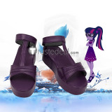 My Little Pony Equestria Girls Trixie Rainbow Dash Twilight Sparkle Fluttershy Blue Purple Cosplay Boots Shoes