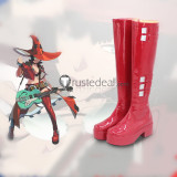 Guilty Gear Elphelt Valentine I-No Red White Cosplay Shoes Boots