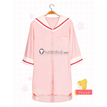 Cardcaptor Sakura Kinomoto Sakura Pink Pajamas Cosplay Costume